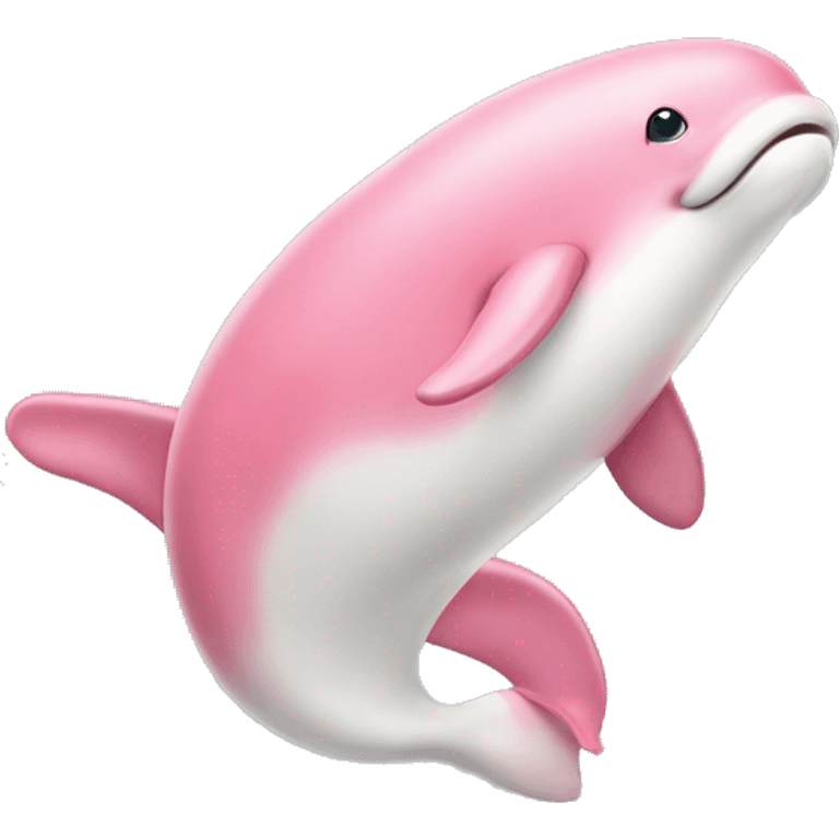 pink beluga whale emoji