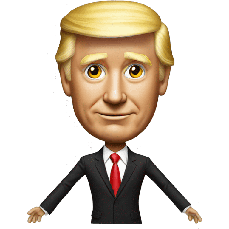  Trump stick figure marionette master elon emoji