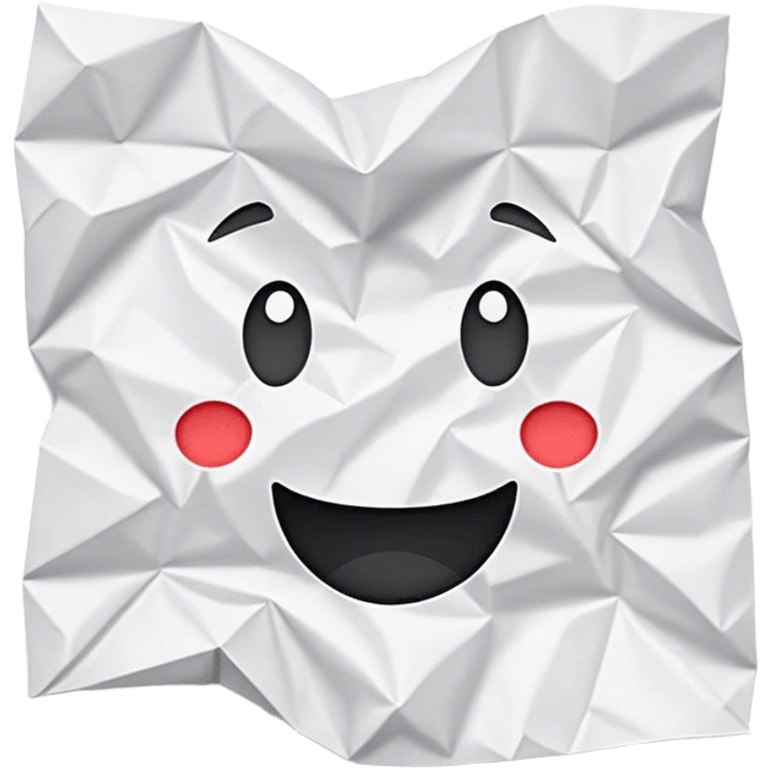 crumpled paper
 emoji