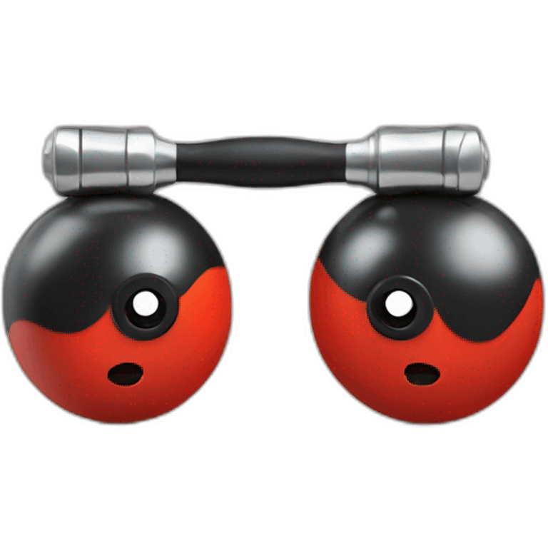 Ladybird curling weights emoji