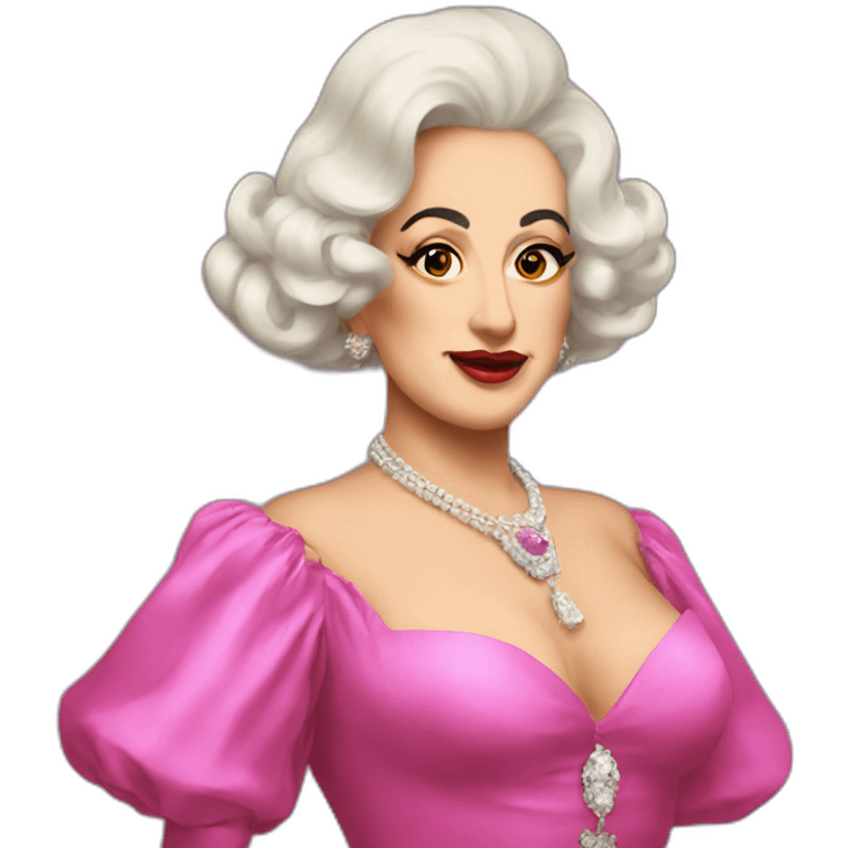 Francisco Franco as drag queen emoji