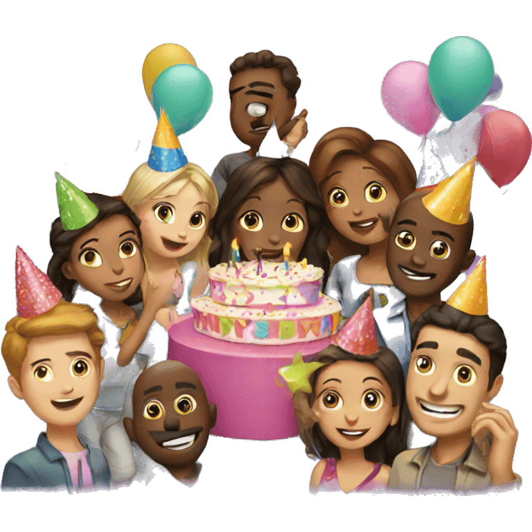 Birthday party  emoji