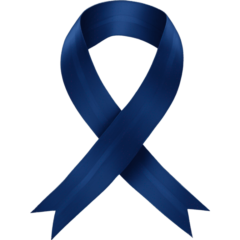 Navy blue ribbon emoji