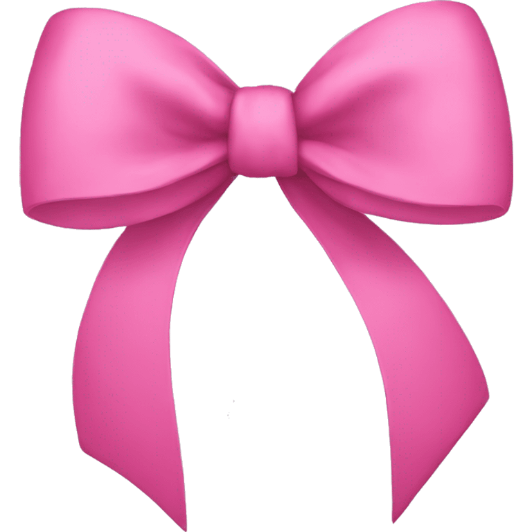 Pink bow emoji