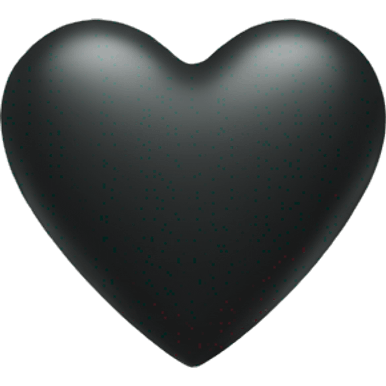 Black heart, ivy around it emoji