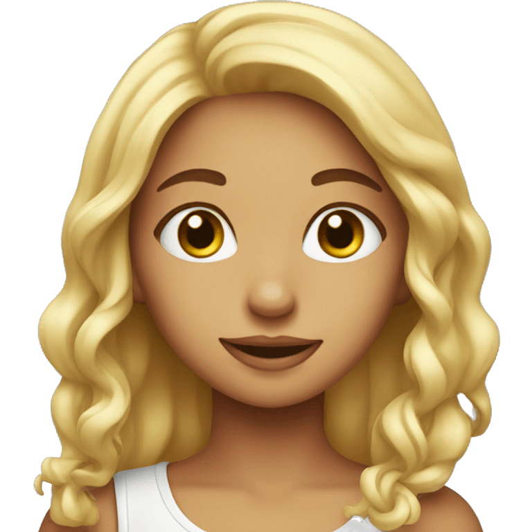 Cute girl emoji