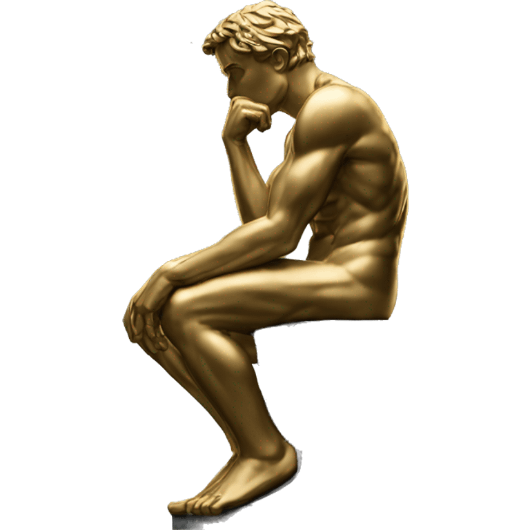 The Thinker emoji