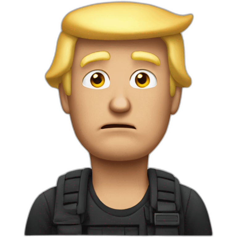 donald-trump-arrested emoji