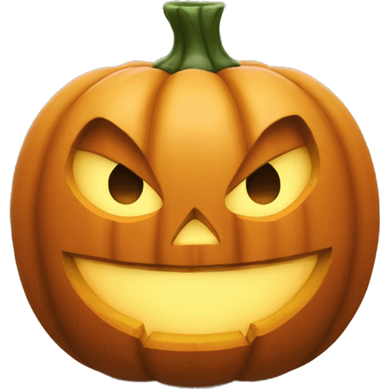 Pumkin not carved emoji