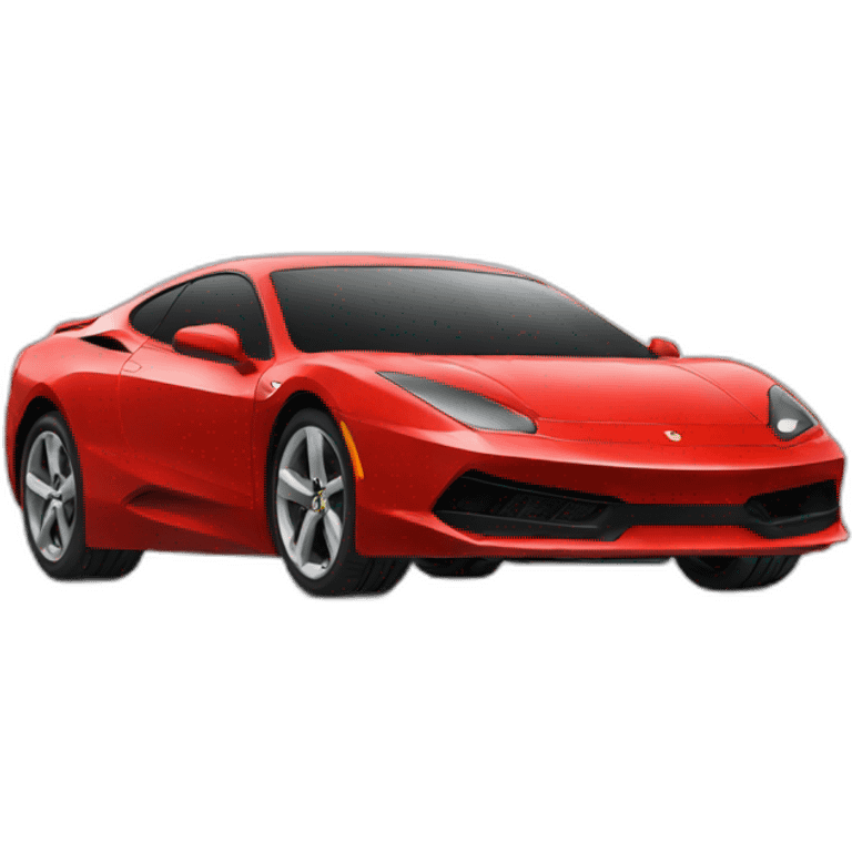 Red sport car emoji