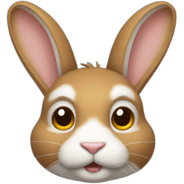 Lapin qui hausse les épaules  emoji