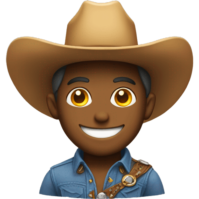 Smile with Cowboy hat  emoji