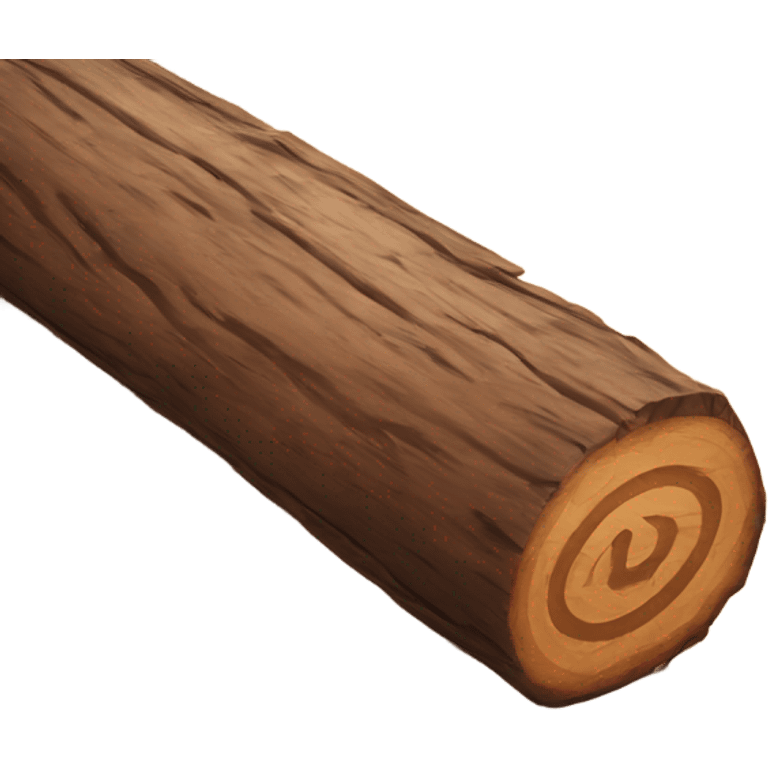 A log on the floor emoji  emoji