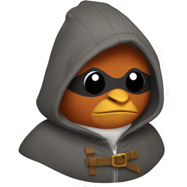 robin with hoodie emoji