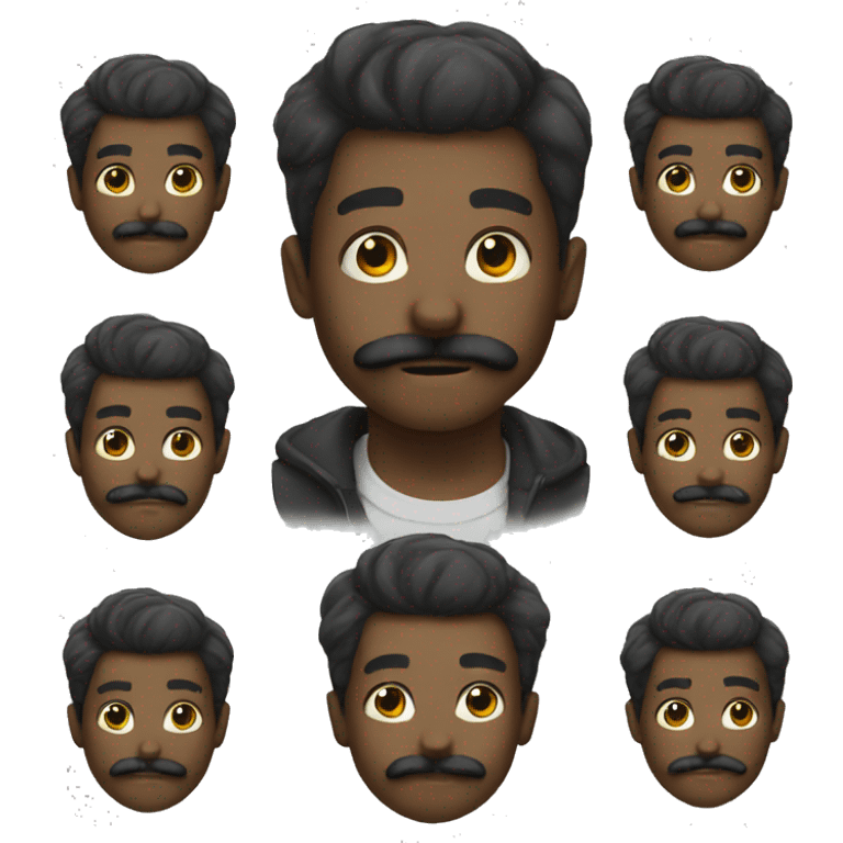 mustache boy emoji