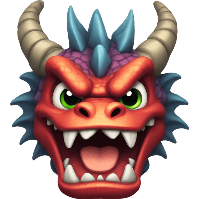 angry dragon emoji