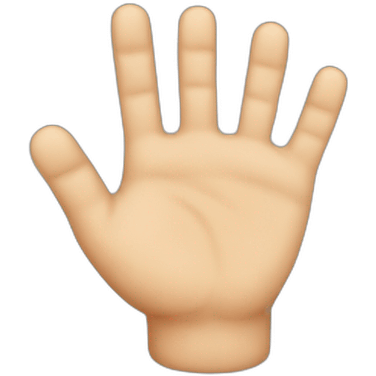 Five Finger Palm face Patrick Steward emoji