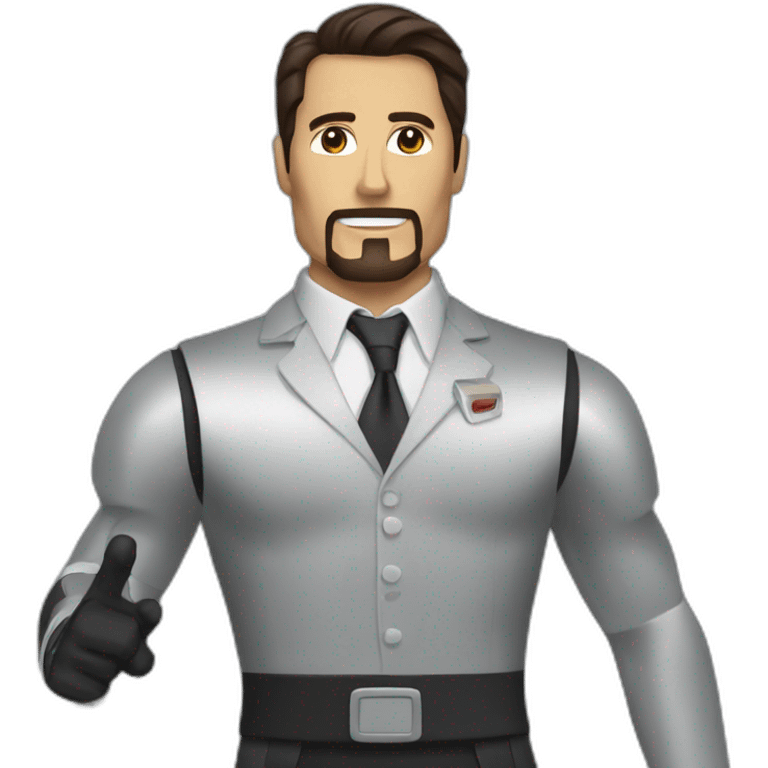 iron man suit  waiter emoji