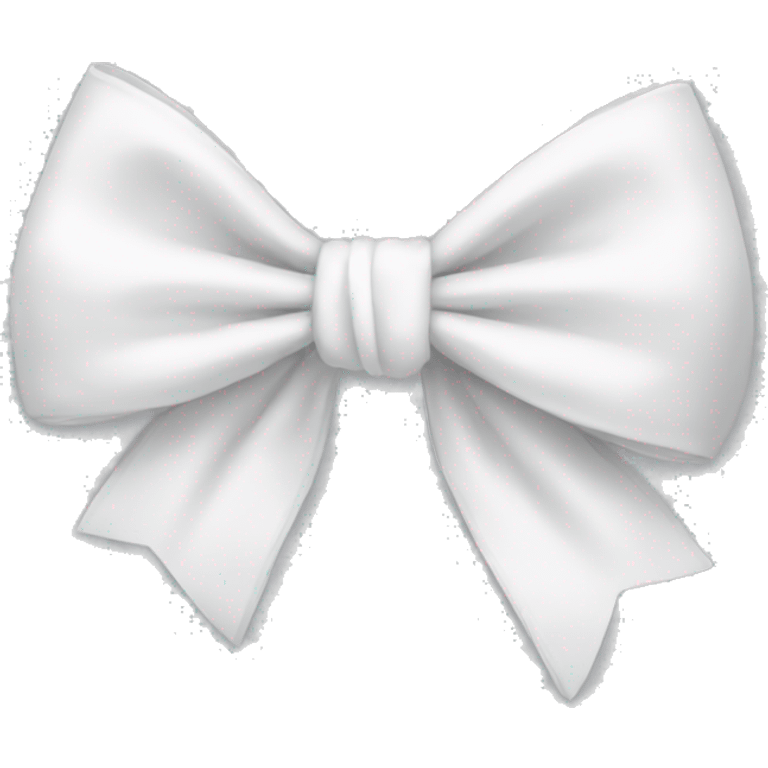 white bow emoji