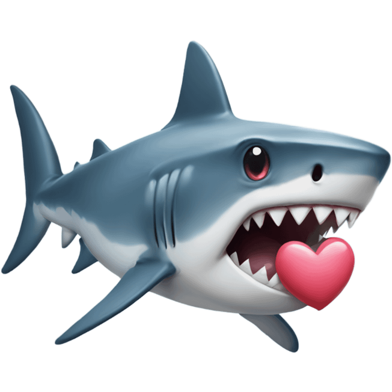 shark with heart eyes emoji