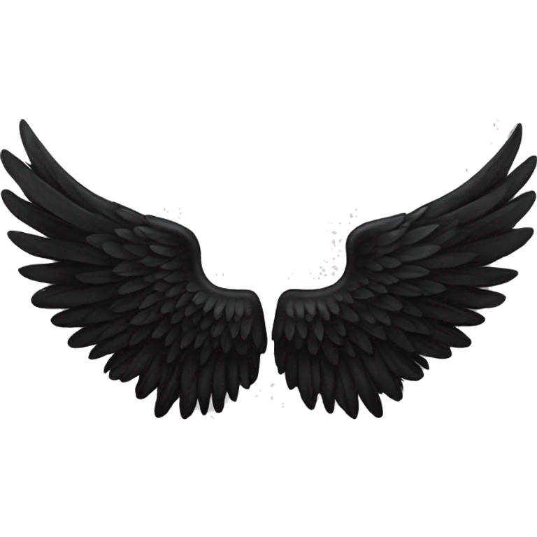 black angel wings emoji