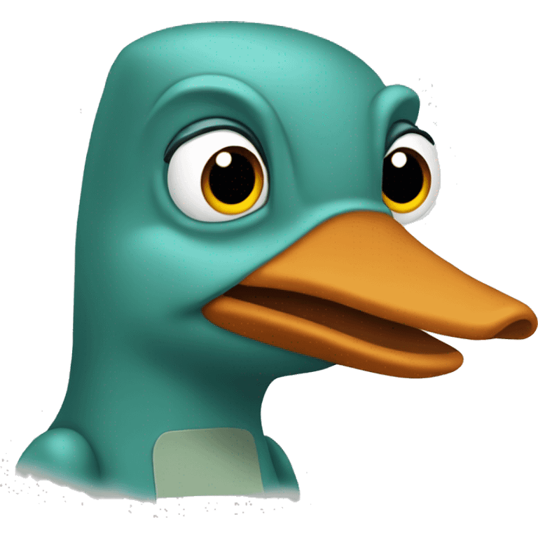 Perry the platypus emoji