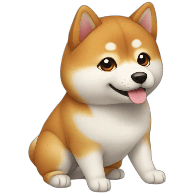 cute shiba dog emoji