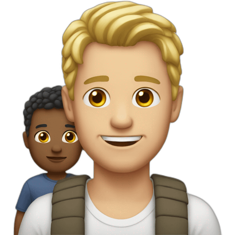 white-mon-dad-son emoji