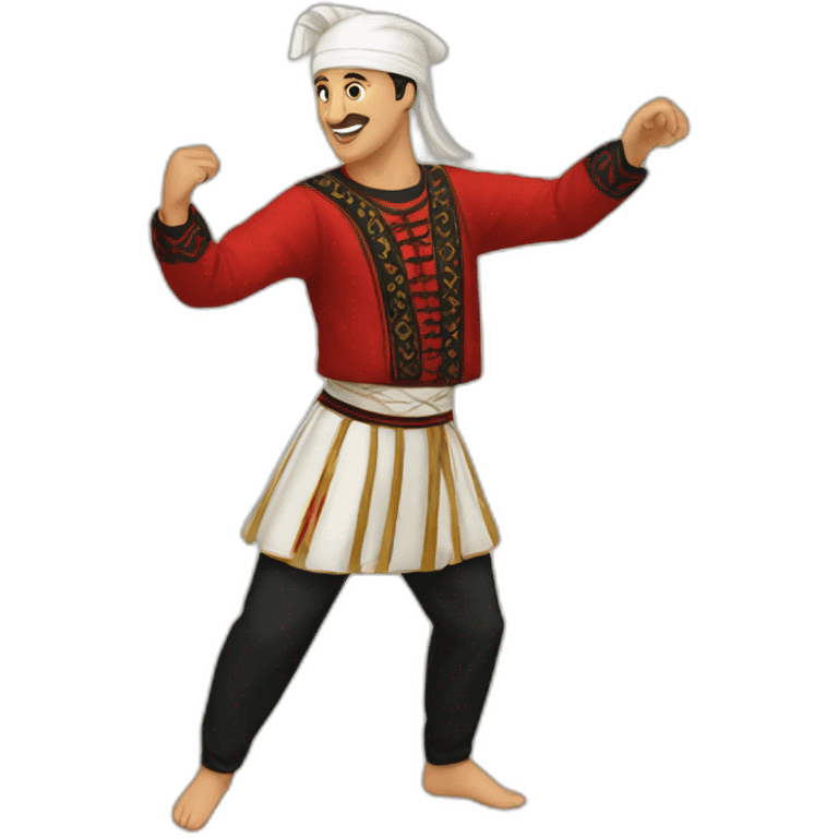 Albanian valle dance emoji