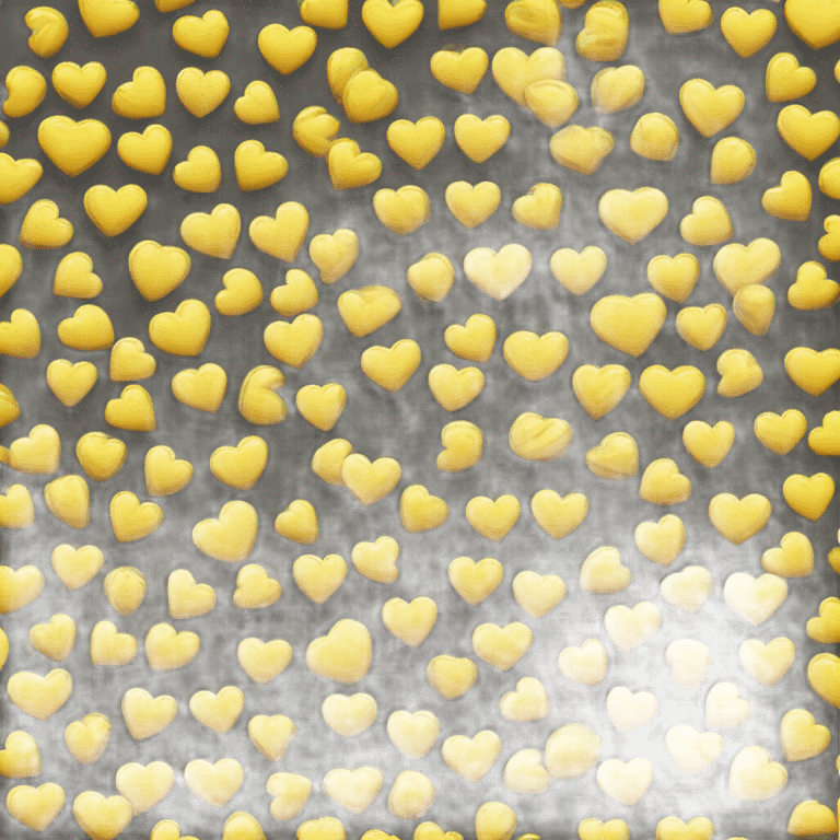 Heart safran yellow  emoji