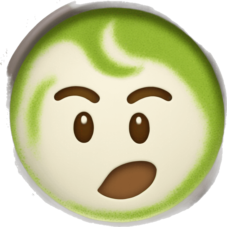 Matcha latte  emoji