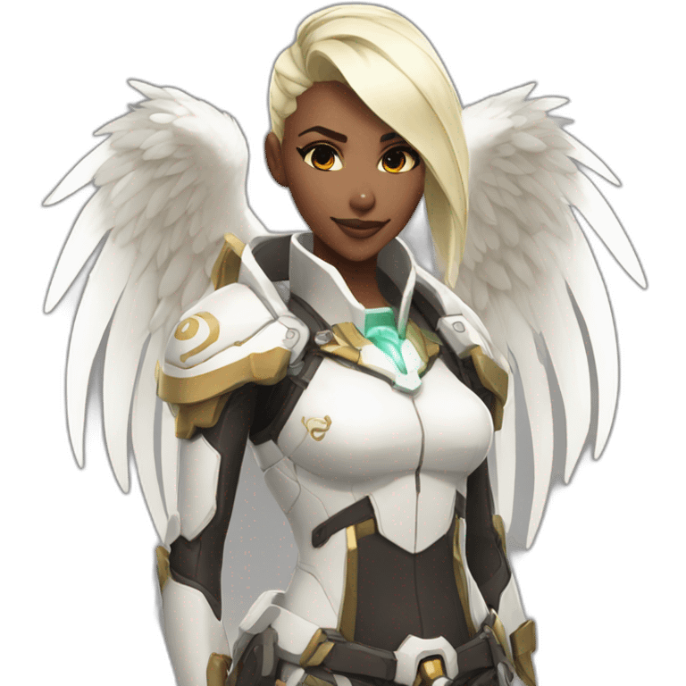 White Mercy overwatch emoji