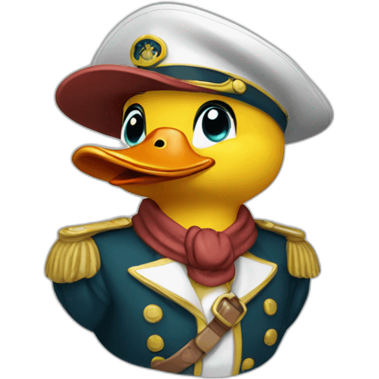 cute captain duck emoji