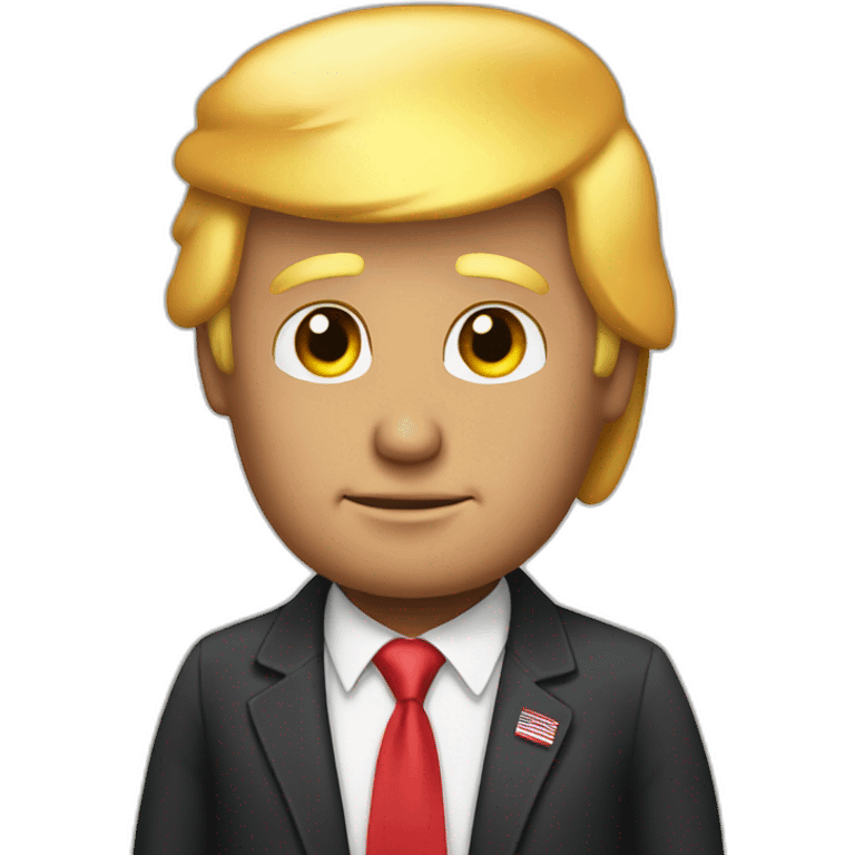 Rainbow Donald trump emoji