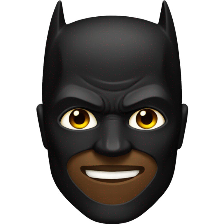 black batman emoji