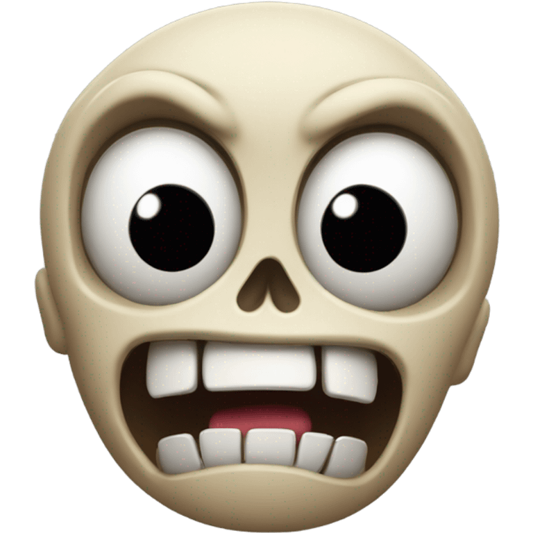 Skull emoji mind blown emoji