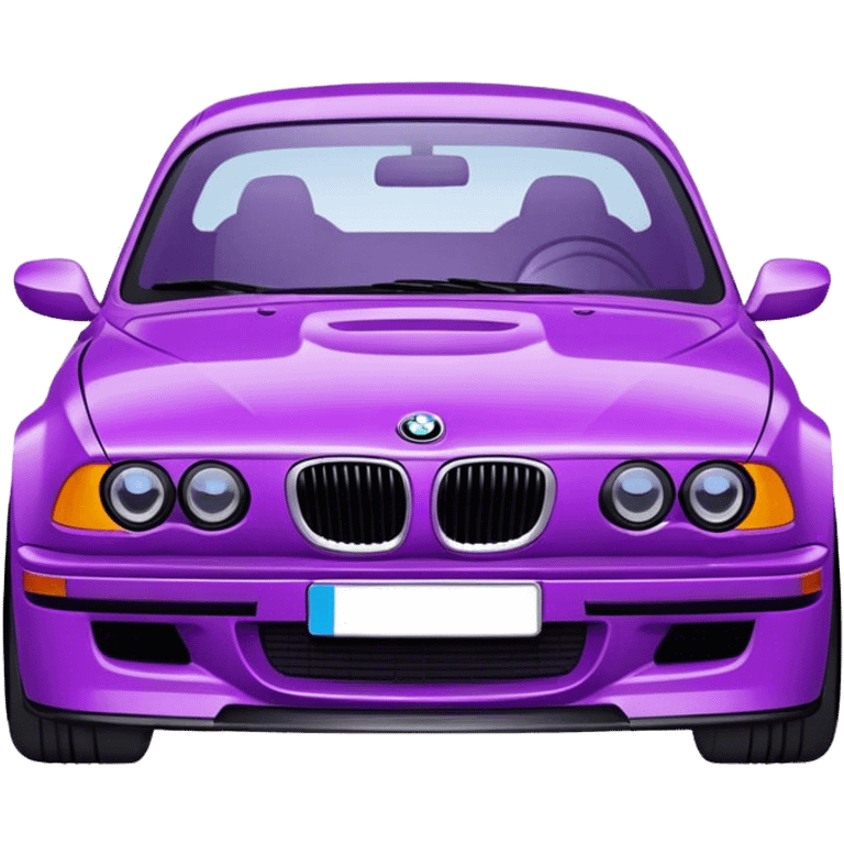 purple bmw emoji