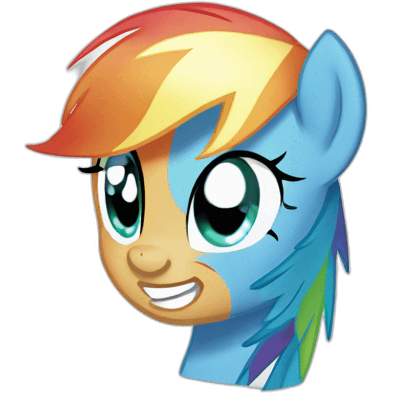 Rainbow Dash emoji