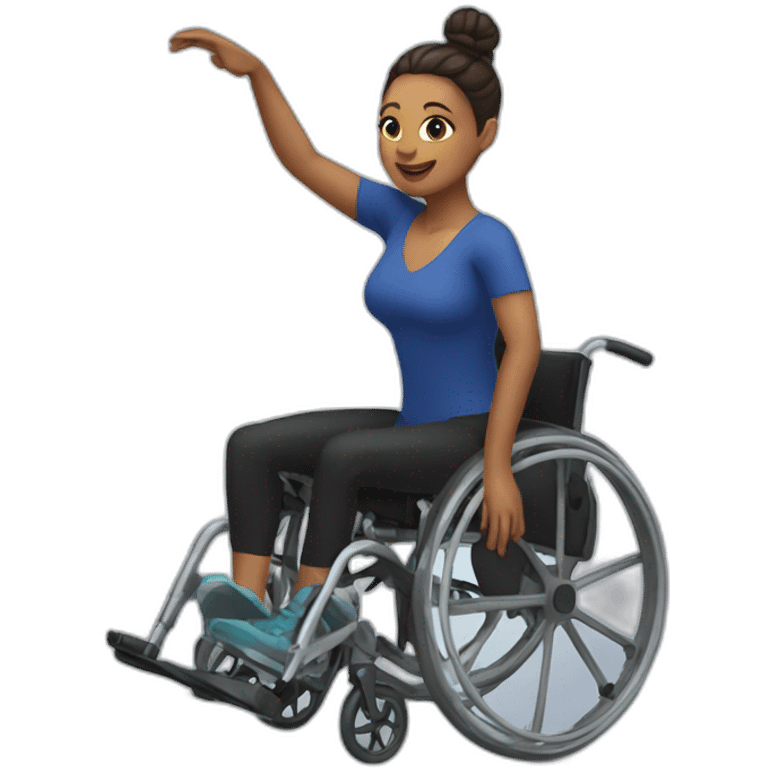 wheelchair dancer emoji