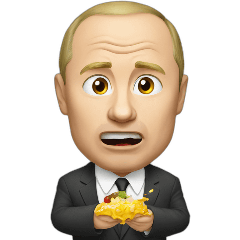 putin eating shit emoji