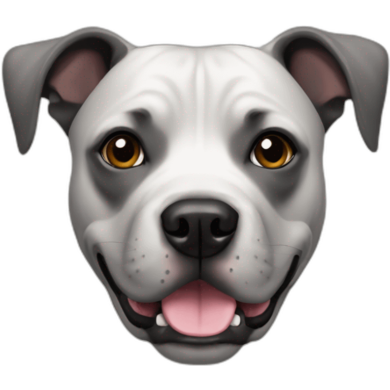 black staffordshire terrier emoji