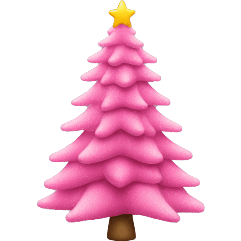 pink christmas tree emoji