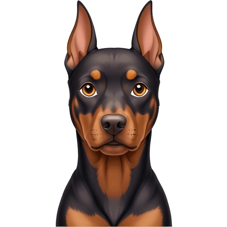 dobermann dog emoji