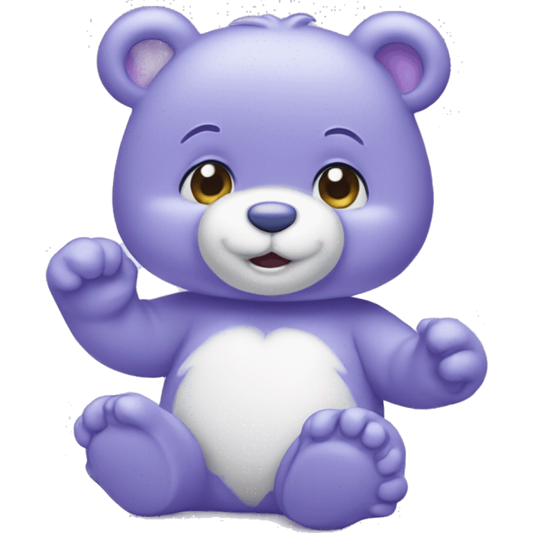 lavender care bear  emoji