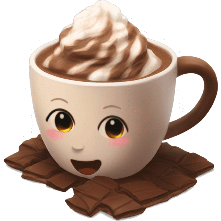 Aesthetic Hot Coco emoji