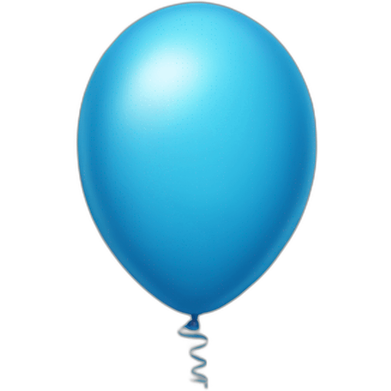 Blue balloon emoji