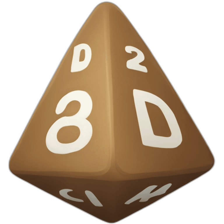 d4 die emoji