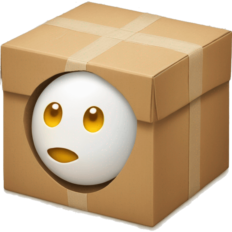 Box with egg emoji