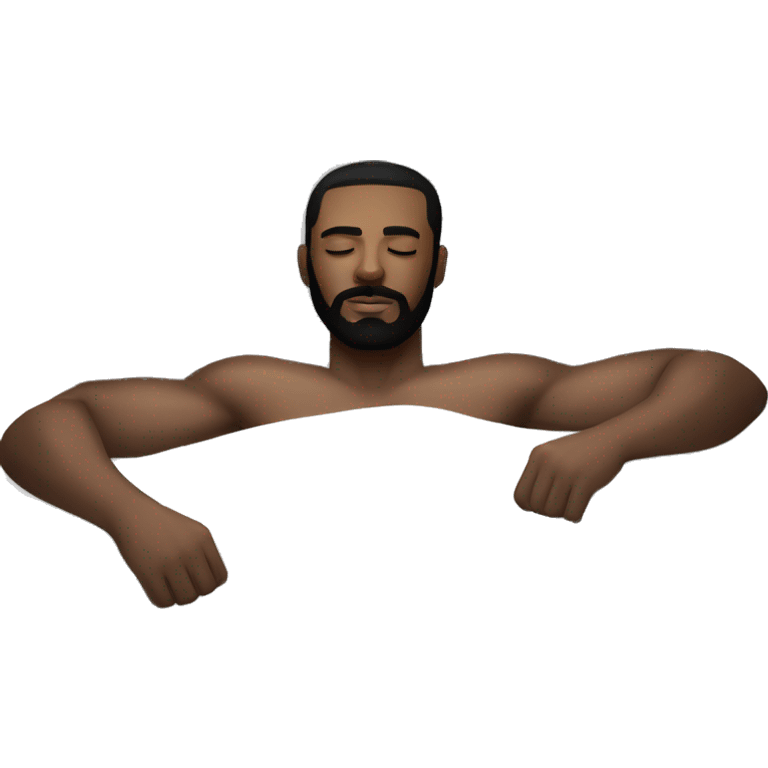 Very attractive black younger man with beard  sleeping on worlds nicest white pillow  emoji