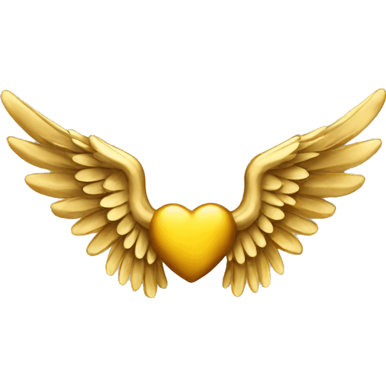 gold wings emoji